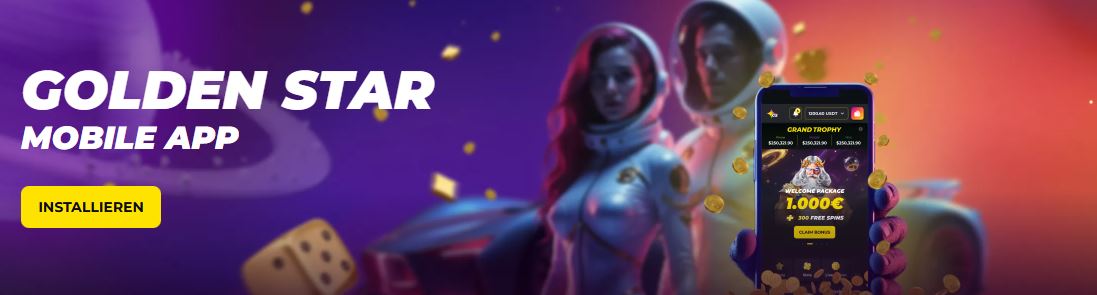 Golden Star Casino Mobile App herunterladen und installieren